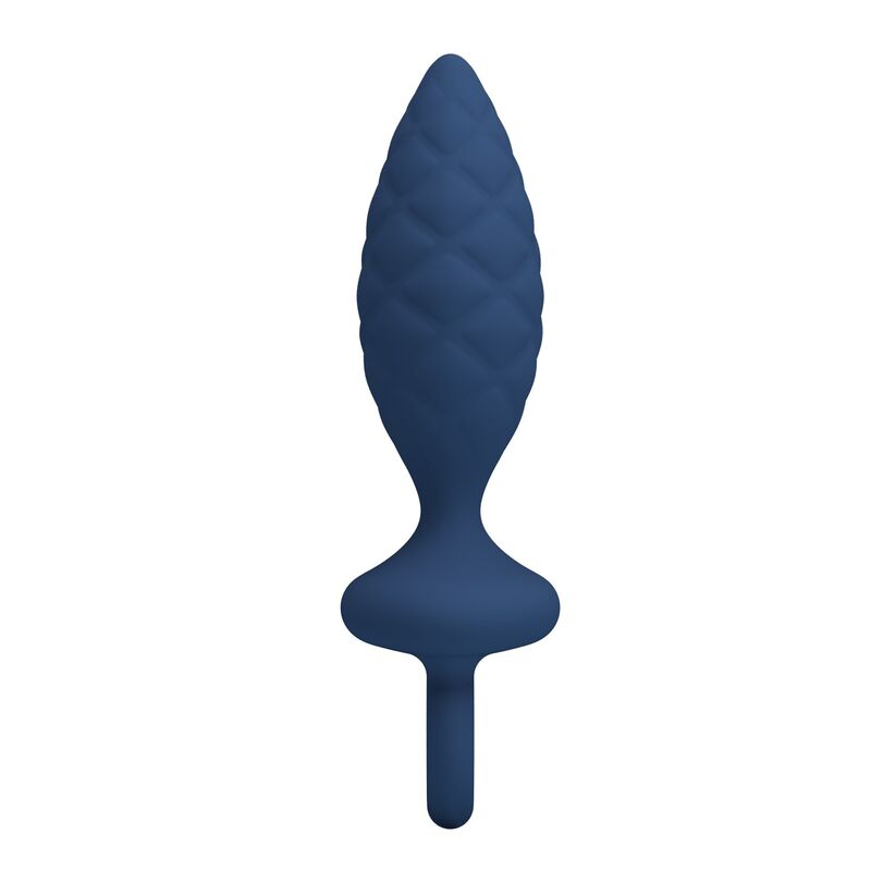 Mr Play-Analplug Textured mit Ring Blau Größe L · Sextoys (Bild 8)