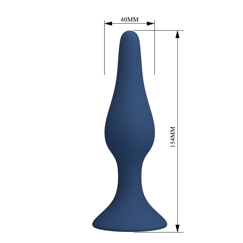 Mr Play-Analplug Kegelsilikon Blau Größe XL · Sextoys (Bild 7)