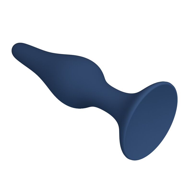 Mr Play-Analplug Slim Silikon Blau Größe L · Sextoys (Bild 5)