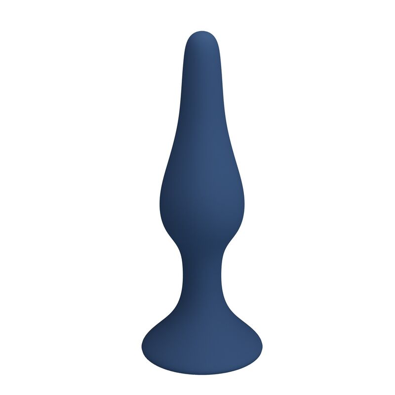Mr Play-Analplug Slim Silikon Blau Größe L · Sextoys (Bild 4)