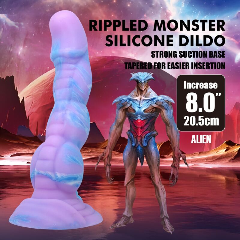 Power Monsters-Alien Dildo Fantasy Silikon 20,5 cm · Sextoys (Bild 7)
