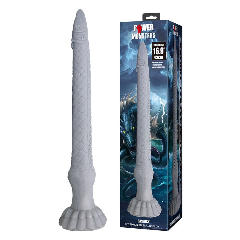 Power Monsters-Basilisk Fantasy-Dildo Silikon 43 cm