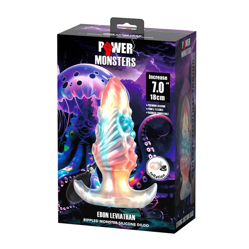 Power Monsters-Ebon Leviathan Analplug Geschmeidig 18 cm · Sextoys (Bild 4)