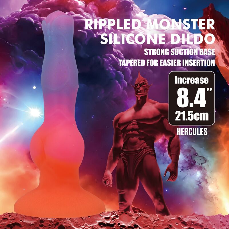 Power Monsters-Hercules Dildo Fantasy Silikon 21,5 cm · Sextoys (Bild 7)