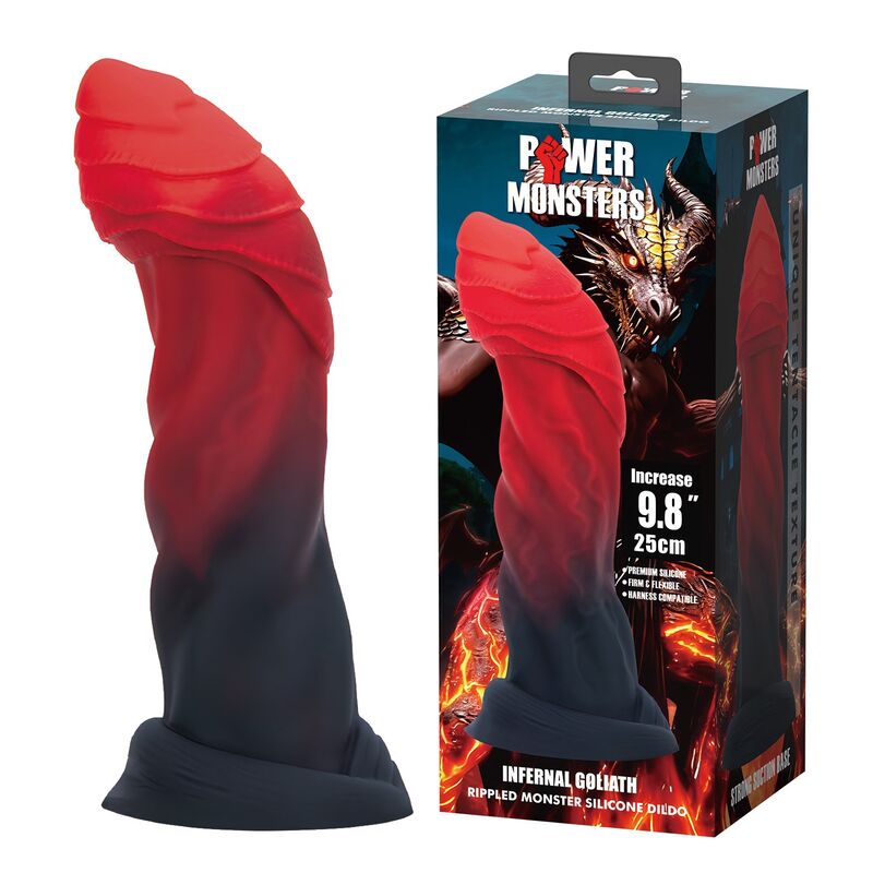 Power Monsters-Hölle Goliath Dildo Fantasy 25 cm · Sextoys (Bild 3)