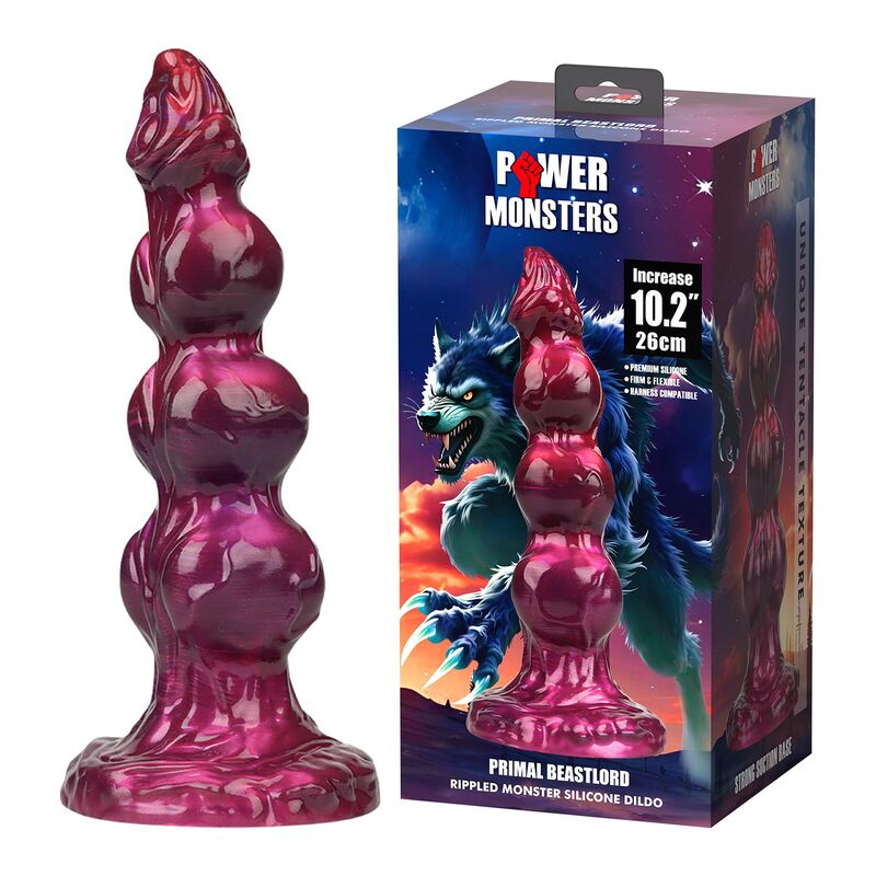 Power Monsters-Primär Beastlord Dildo Fantasy 26 cm Rosa · Sextoys (Bild 2)
