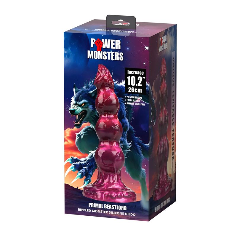 Power Monsters-Primär Beastlord Dildo Fantasy 26 cm Rosa · Sextoys (Bild 6)