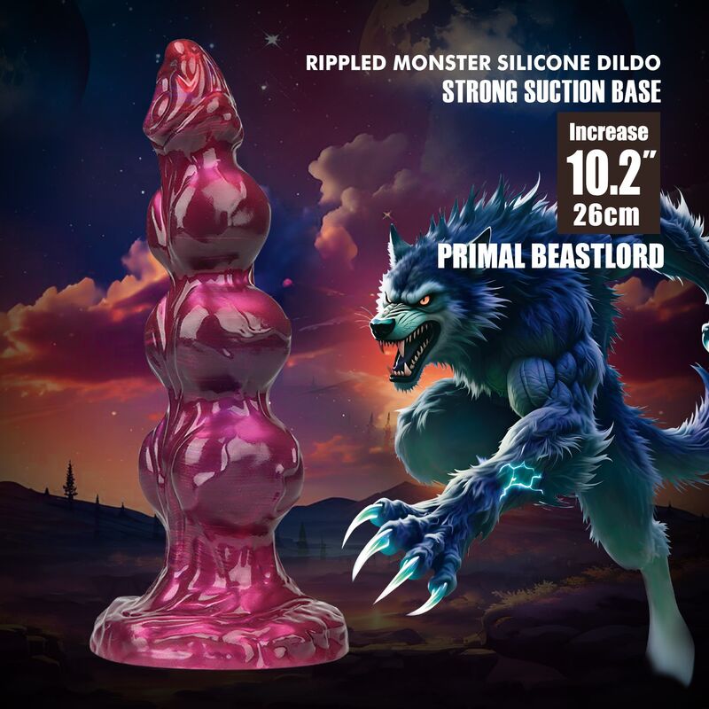 Power Monsters-Primär Beastlord Dildo Fantasy 26 cm Rosa · Sextoys (Bild 7)
