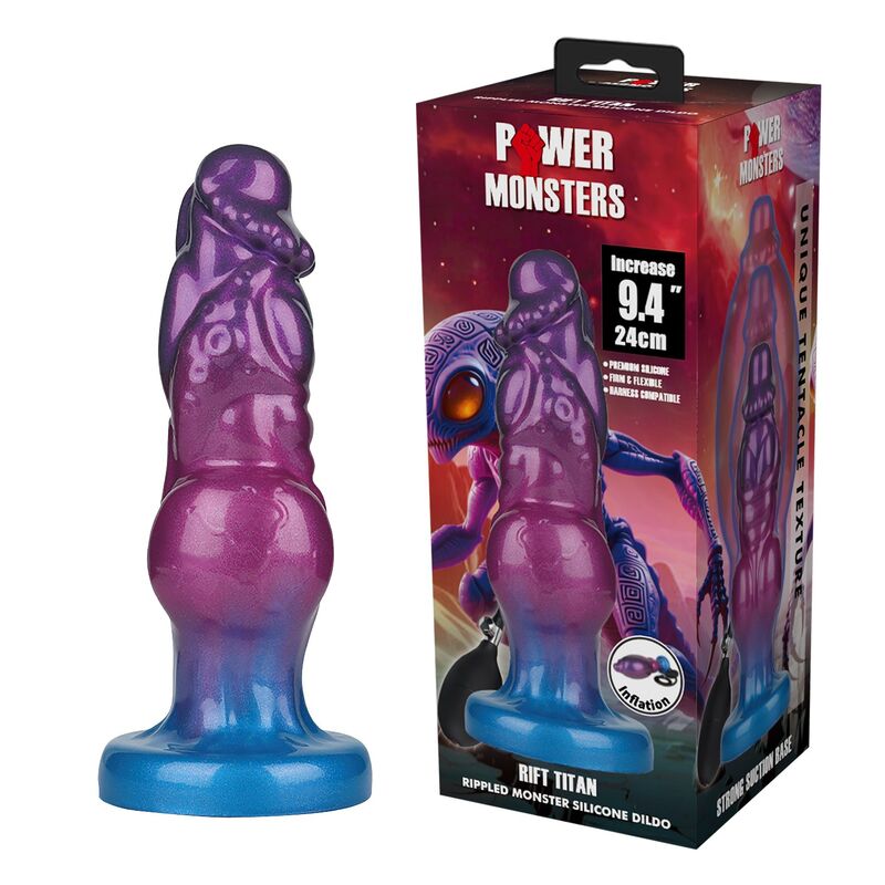 Power Monsters-Rift Spreizbare Titan Dildo 24 cm · Sextoys (Bild 3)