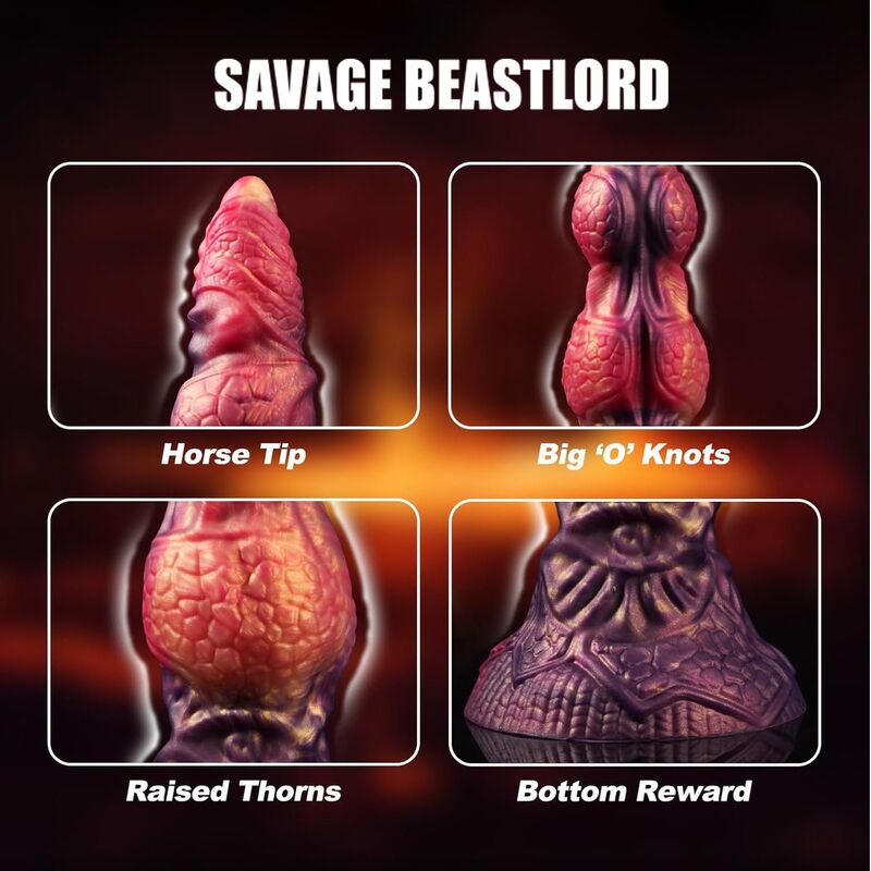 Power Monsters-Savage Beastlord Dildo Fantasy 24 cm · Sextoys (Bild 4)