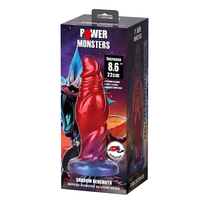 Power Monsters-Shadow Behemoth Spring Dildo 22 cm · Sextoys (Bild 6)