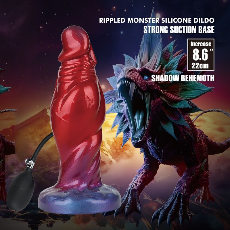 Power Monsters-Shadow Behemoth Spring Dildo 22 cm · Sextoys (Bild 9)