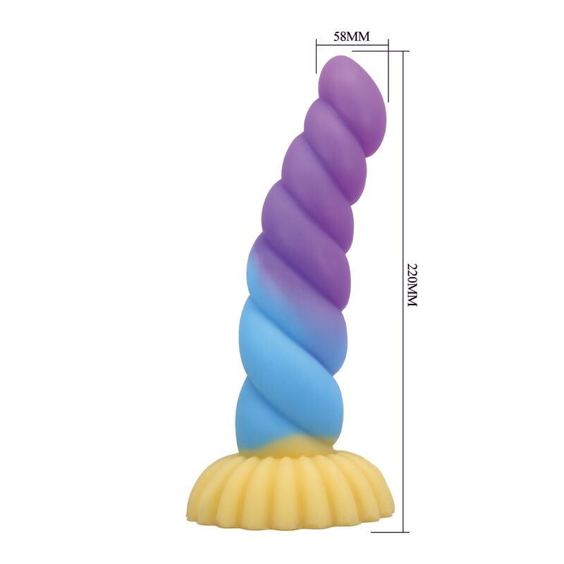 Power Monsters-Einhorn Tricolor Dildo Fantasy 22 cm · Sextoys (Bild 6)