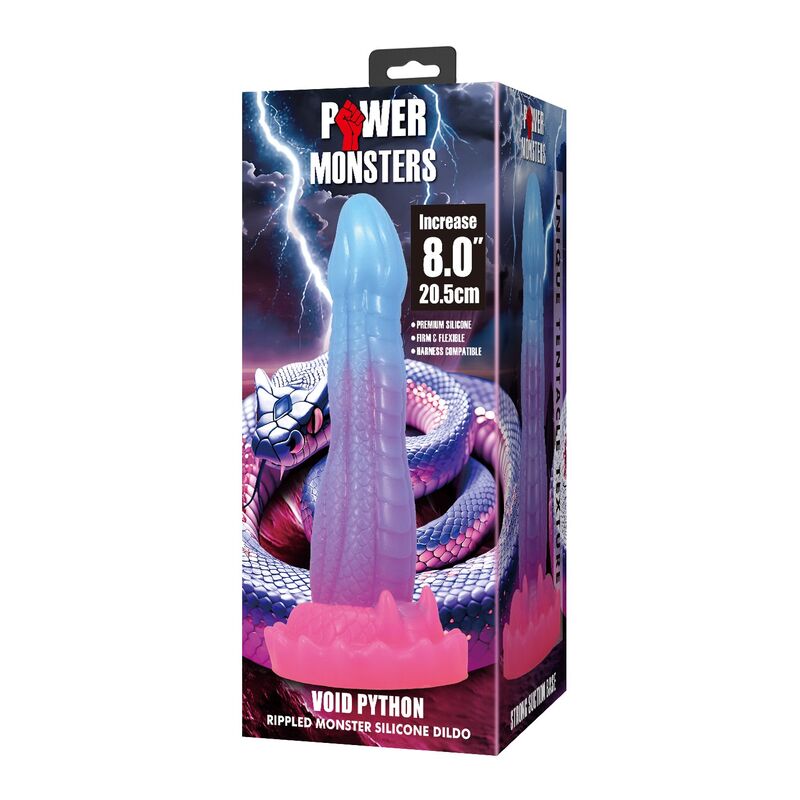 Power Monsters-Void Python Dildo Fantasy mit Saugnapf 20,5 cm · Sextoys (Bild 4)