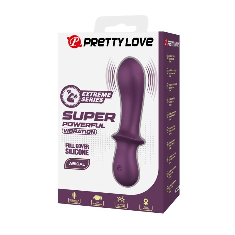 Pretty Love-Abigail Vibrator Wiederaufladbar 10 Funktionen Lila · Vibratoren (Bild 4)