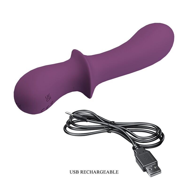 Pretty Love-Abigail Vibrator Wiederaufladbar 10 Funktionen Lila · Vibratoren (Bild 8)