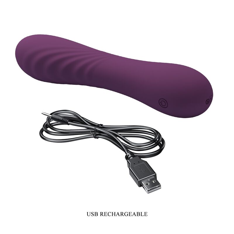 Pretty Love-Alexisrose Vibrator Wiederaufladbar 10 Funktionen Lila · Vibratoren (Bild 9)