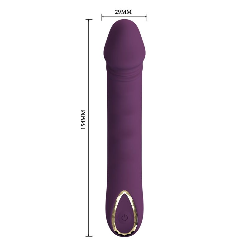 Pretty Love-Amara Vibrator Wiederaufladbar 10 Funktionen Lila · Vibratoren (Bild 9)