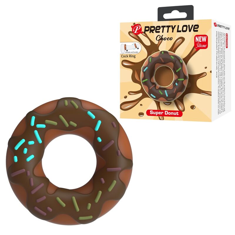 Pretty Love-Super Donut Penis Ring aus Silikon · Sextoys (Bild 4)