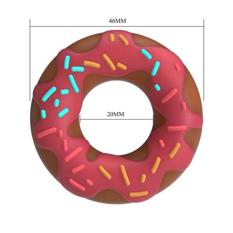 Pretty Love-Super Donut Penis Ring aus Silikon · Sextoys (Bild 9)