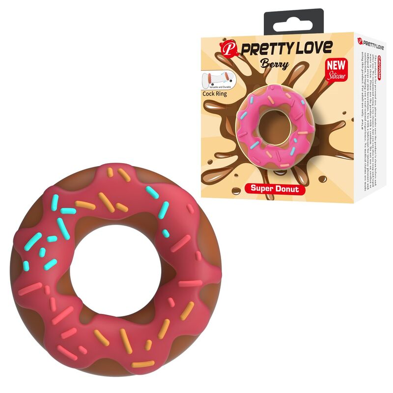Pretty Love-Super Donut Penis Ring aus Silikon · Sextoys (Bild 12)