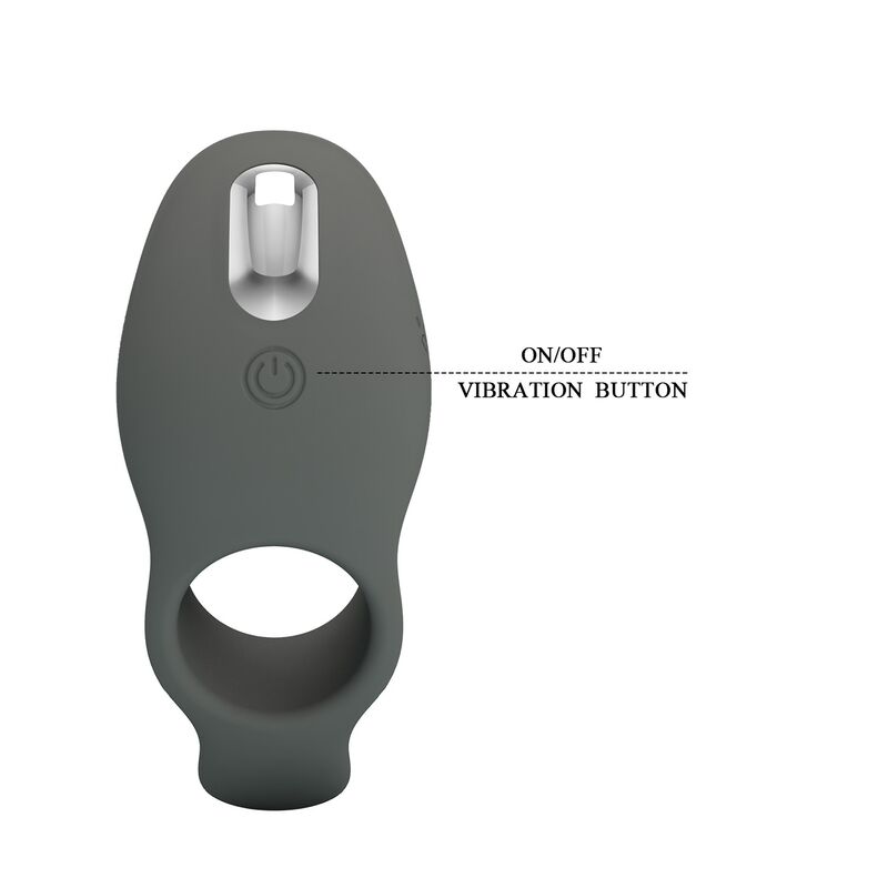 Pretty Love-Wiederaufladbar Vibrationsring mit doppelter Stimulation · Sextoys (Bild 4)