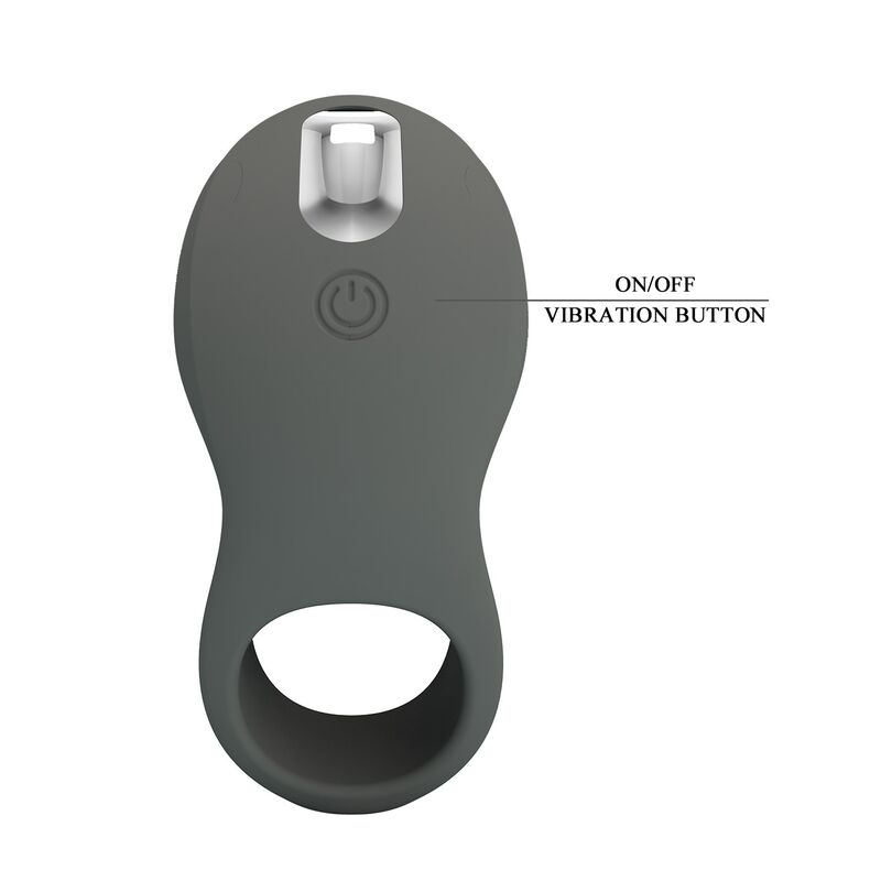 Pretty Love-Wiederaufladbar Vibrationsring mit doppeltem Reiz · Sextoys (Bild 5)