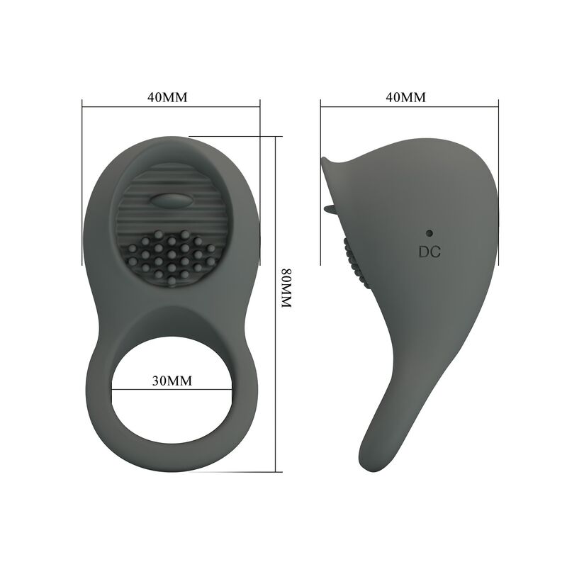 Pretty Love-Wiederaufladbar Vibrationsring mit oraler Wirkung · Sextoys (Bild 7)