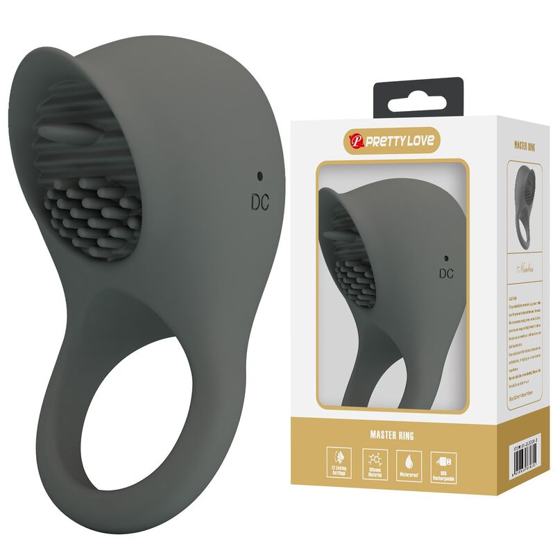 Pretty Love-Wiederaufladbar Vibrationsring mit oraler Wirkung · Sextoys (Bild 8)