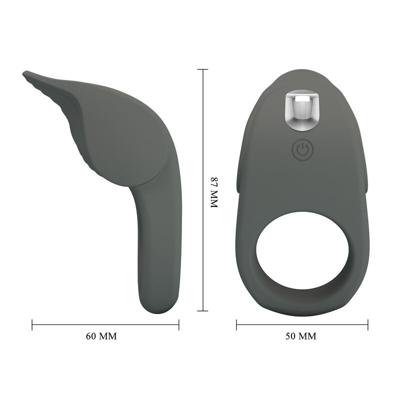 Pretty Love-Wiederaufladbar Vibrationsring aus flexiblem Silikon · Sextoys (Bild 6)