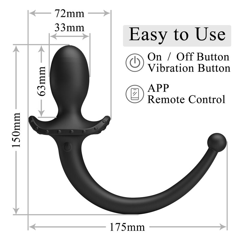 Pretty Love-Anthony Vibrator Anal und Perineo mit Anwendung · Sextoys (Bild 4)