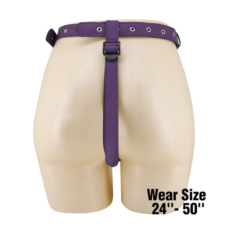Pretty Love-Slip Harness Strap-on Universal Lila und Schwarz · Strap-on & Harness (Bild 3)