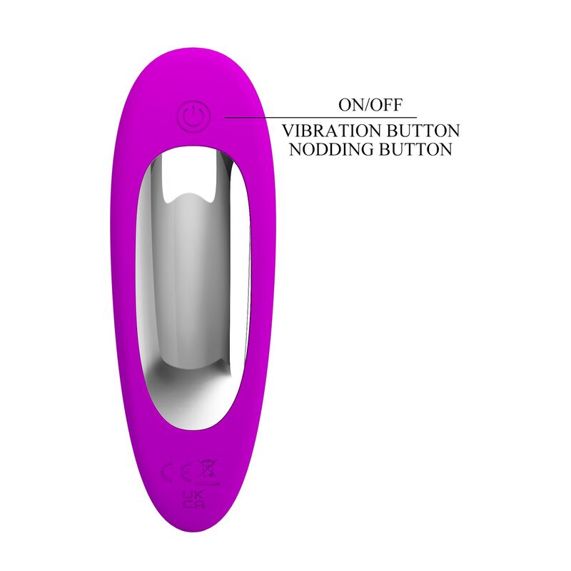 Pretty Love-Bauer Massager Prostata Wiederaufladbar Lila · Vibratoren (Bild 10)