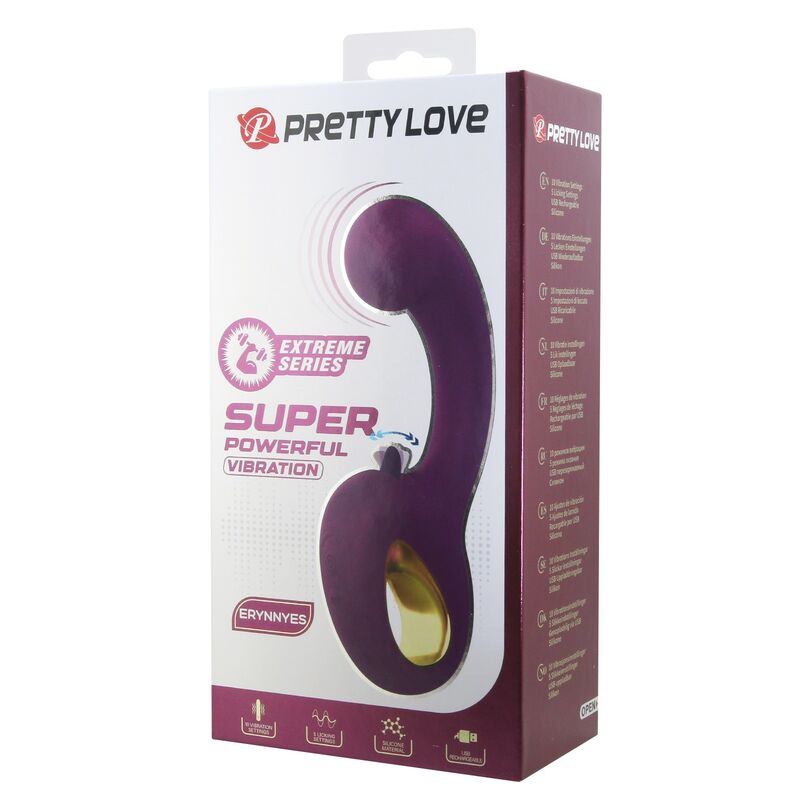 Pretty Love-Brynnlee Vibrator mit Stimulator oral Lila · Vibratoren (Bild 5)