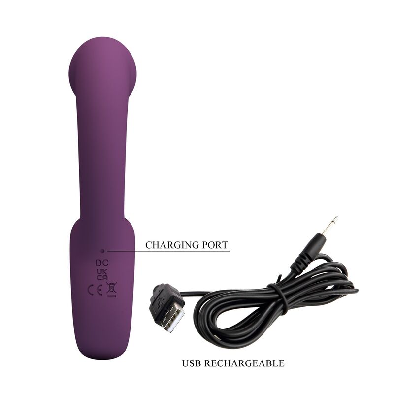 Pretty Love-Brynnlee Vibrator mit Stimulator oral Lila · Vibratoren (Bild 2)
