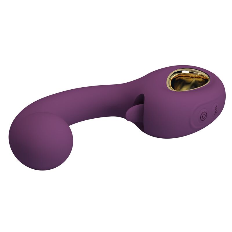 Pretty Love-Brynnlee Vibrator mit Stimulator oral Lila · Vibratoren (Bild 9)
