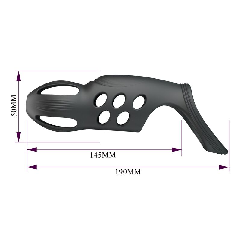Pretty Love-Craig Ring Vibrator für Schwarz Penis · Sextoys (Bild 10)