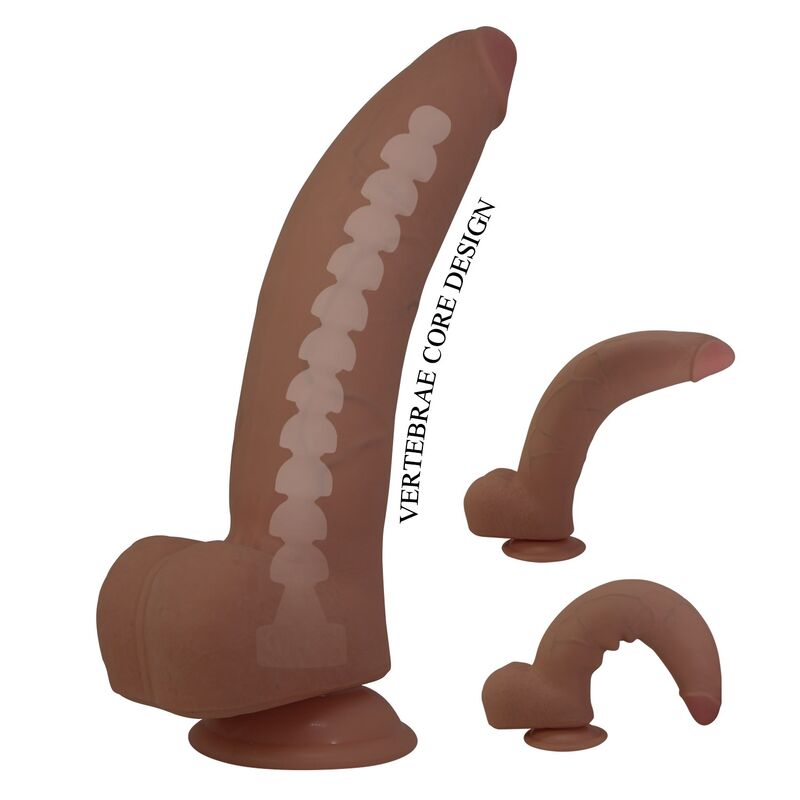 Pretty Love-Cuthbert Dildo Realist Flexible 20 cm Braun · Sextoys (Bild 7)