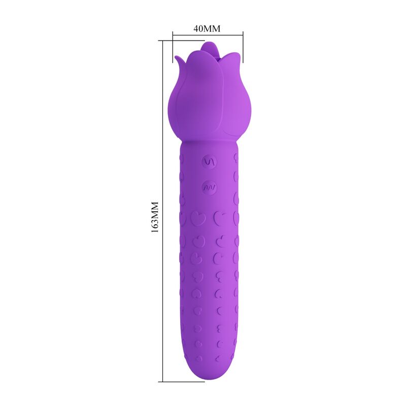Pretty Love-Dannell Stimulator Klitoris mit Lila-Sprache · Vibratoren (Bild 6)