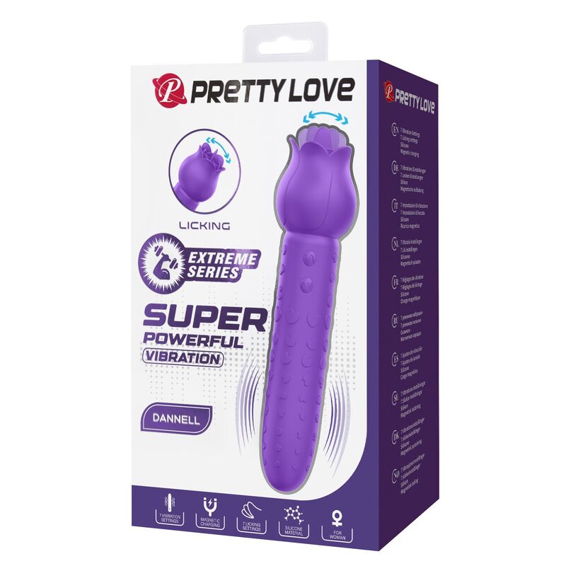 Pretty Love-Dannell Stimulator Klitoris mit Lila-Sprache · Vibratoren (Bild 5)