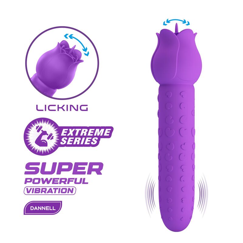 Pretty Love-Dannell Stimulator Klitoris mit Lila-Sprache · Vibratoren (Bild 4)