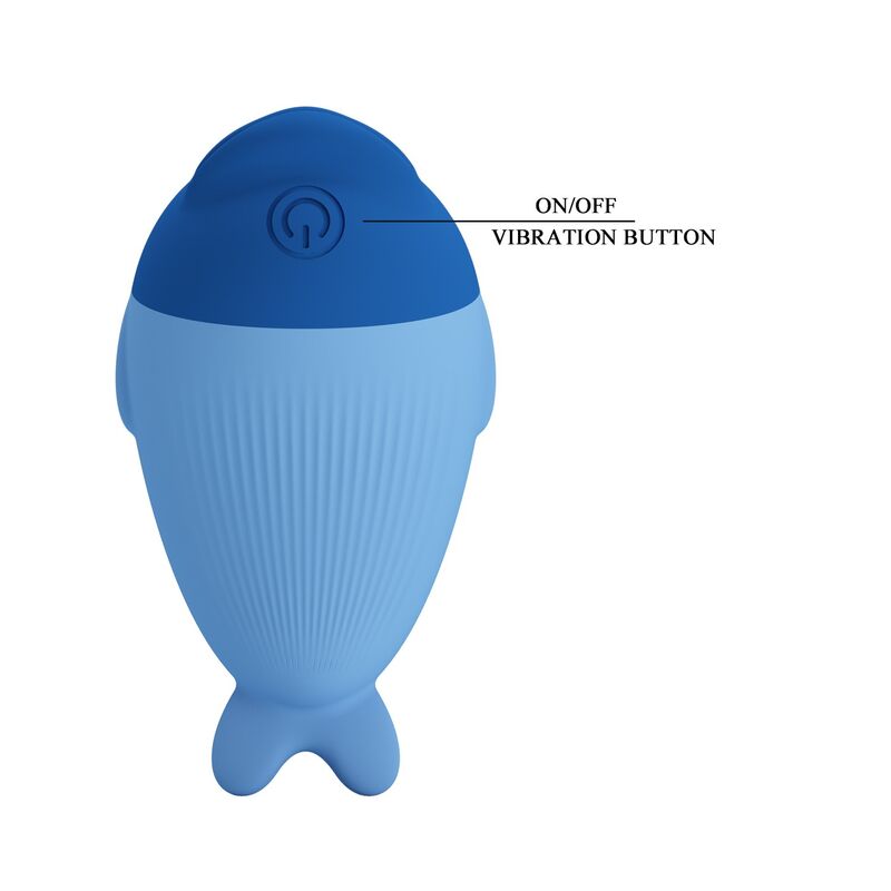 Pretty Love-Dolphin Mini Vibrator Wiederaufladbar Blau · Vibratoren (Bild 7)