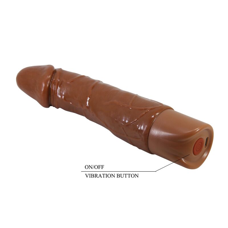Pretty Love-Donald Vibrator Realistisch 19,5 cm Braun · Sextoys (Bild 9)