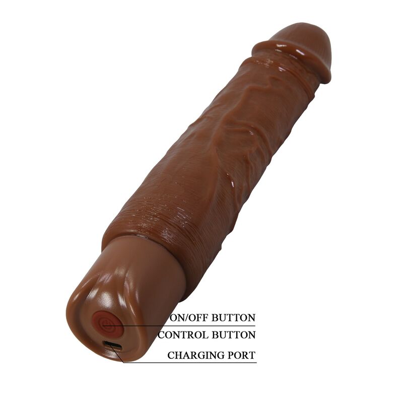 Pretty Love-Duke Vibrator Realistisch 23,5 cm Braun · Vibratoren (Bild 8)