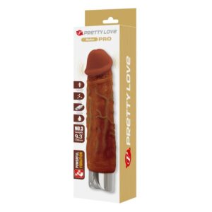 Pretty Love-Duke Vibrator Realistisch 23,5 cm Braun · Vibratoren (Bild 4)