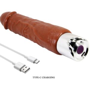 Pretty Love-Duke Vibrator Realistisch 23,5 cm Braun · Vibratoren (Bild 3)