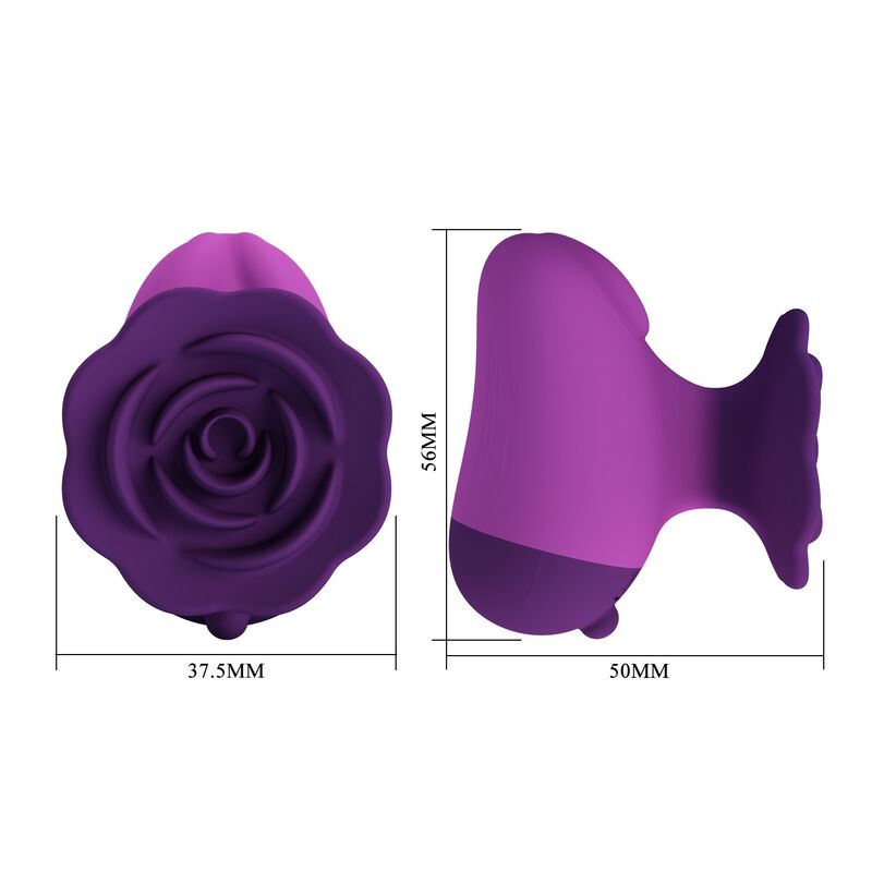 Pretty Love-Stimulator Wiederaufladbar 7 Modi Lila Klitoris · Vibratoren (Bild 9)
