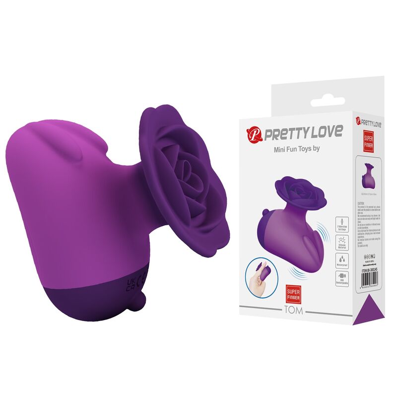 Pretty Love-Stimulator Wiederaufladbar 7 Modi Lila Klitoris · Vibratoren (Bild 3)