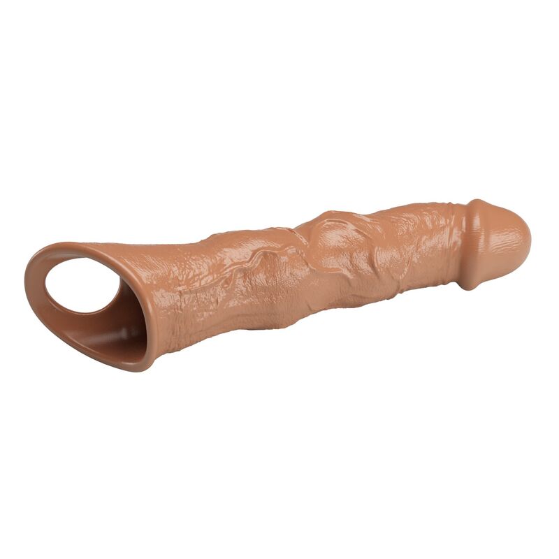 Pretty Love-Penishülle Verstellbare Verlängerung 28 cm Braun · Sextoys (Bild 2)