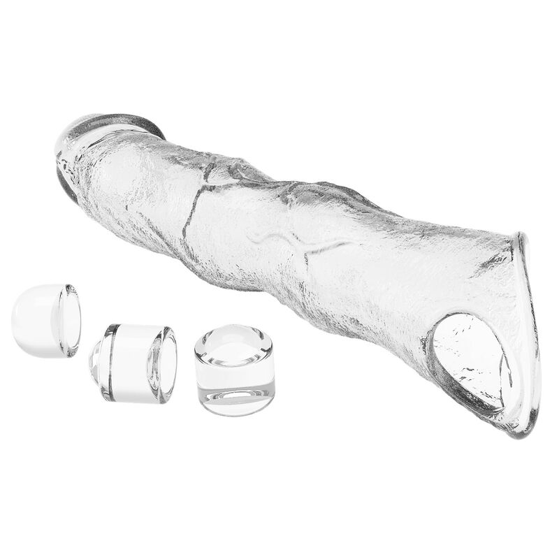Pretty Love-Penishülle Verstellbare Verlängerung 28 cm Transparent · Sextoys (Bild 9)